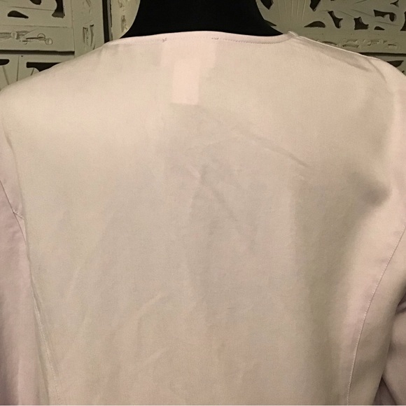 CHICOS PRETTY PALE LAVENDER PURPLE SUPER SOFT OPEN FRONT LONG SLEEVE JACKET - Picture 7 of 10